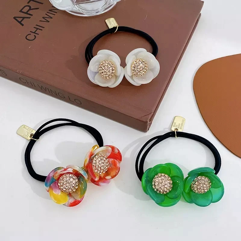 KoreanNewFashionAceticAcidThreeDimensionalFlowerHair