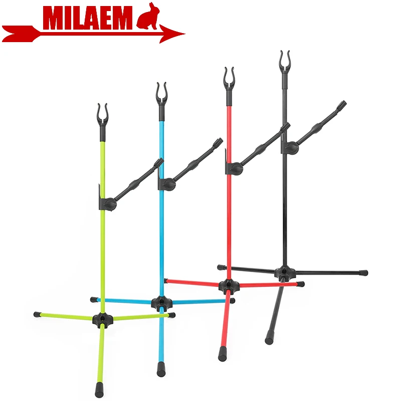 

Archery Bow Stand Recurve Bow Compound Bow Stand Rack Holder Easy Folding Removable Stander Hunting Accessories