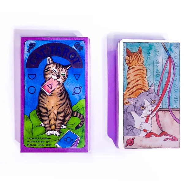 Baralho de Tarot Halloween, Oracle Card, Gato Preto, Pumpkin Pattern, Jogos  de Baralho, 11.3x6.3x3.2cm, 78Pcs - AliExpress