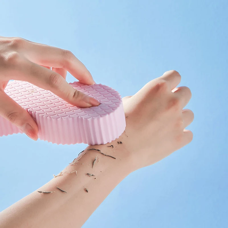 Customizable Soft Exfoliating Body Sponge Bath Sponge Shower Brush Skin Cleanser Pad Dead Skin Remover Bath Supplies 2