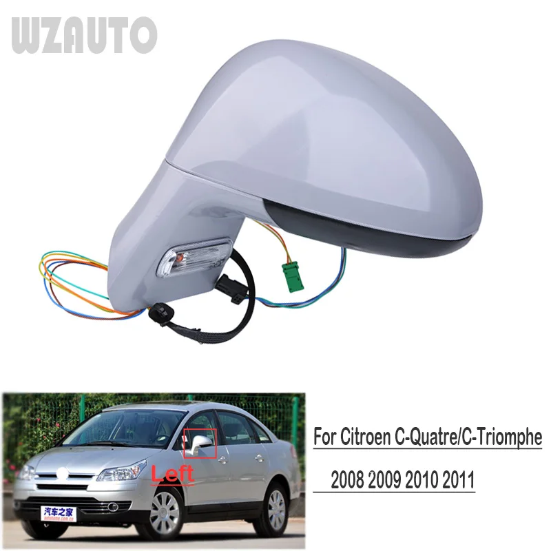 

Auto Door Wing Side Rearview Mirror Assembly Exterior Mirrors For Dongfeng Citroen C-Quatre/C-Triomphe 2008 2009 2010 2011