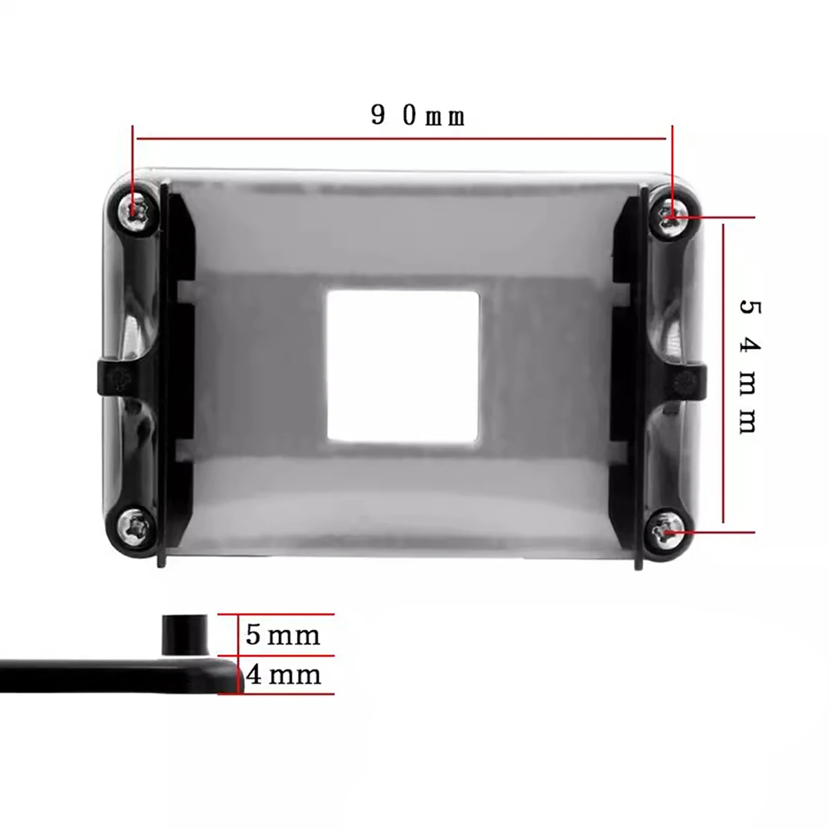 Motherboard CPU Cooler Bracket Holder Metal Back Plate For AMD AM4 Socket Accessories CPU Heatsink Radiator Socket Backplate — view 5