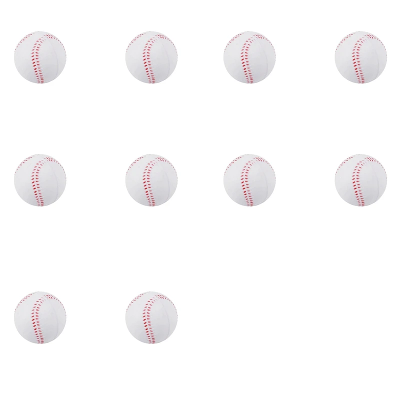 

10X Sport Baseball Reduced Impact Baseball 10Inch Adult Youth Soft Ball For Game Competition Pitching Catching Training