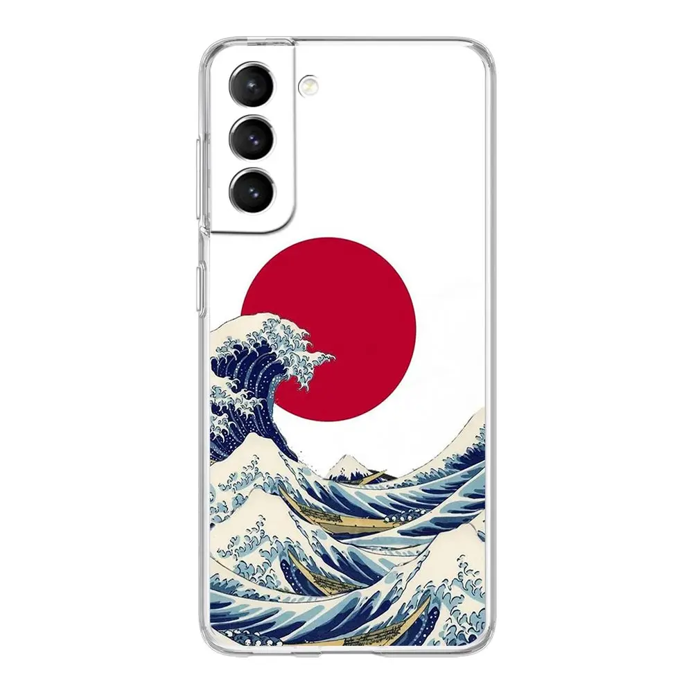 Fashionable Phone Case Featuring The Great Wave of Kanagawa Design