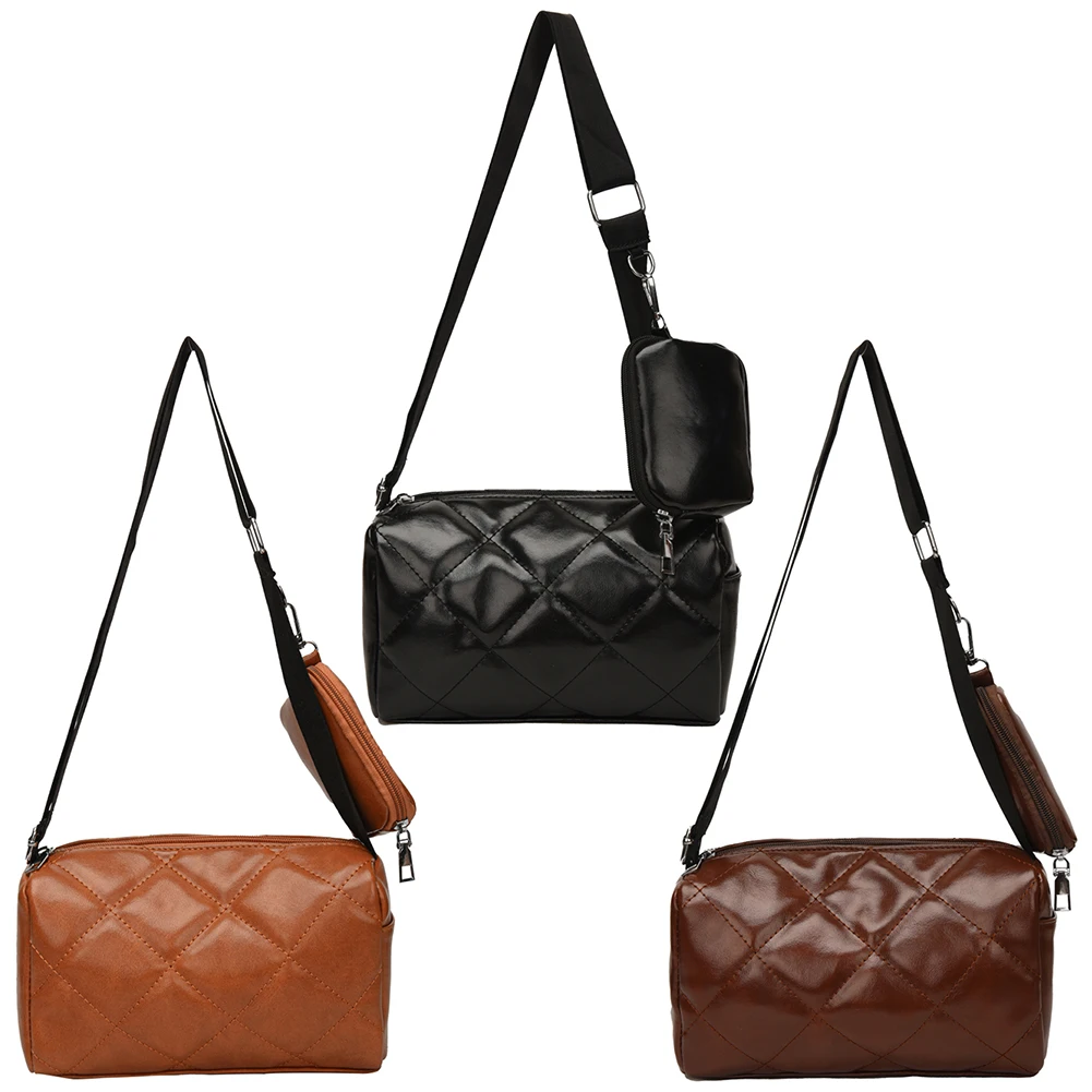 

XZAN женская сумка через плечо с маленьким кошельком, женская сумка-мессенджер из искусственной кожи, вместительная переносная Сетчатая Сумка со стразами для повседневного отдыха