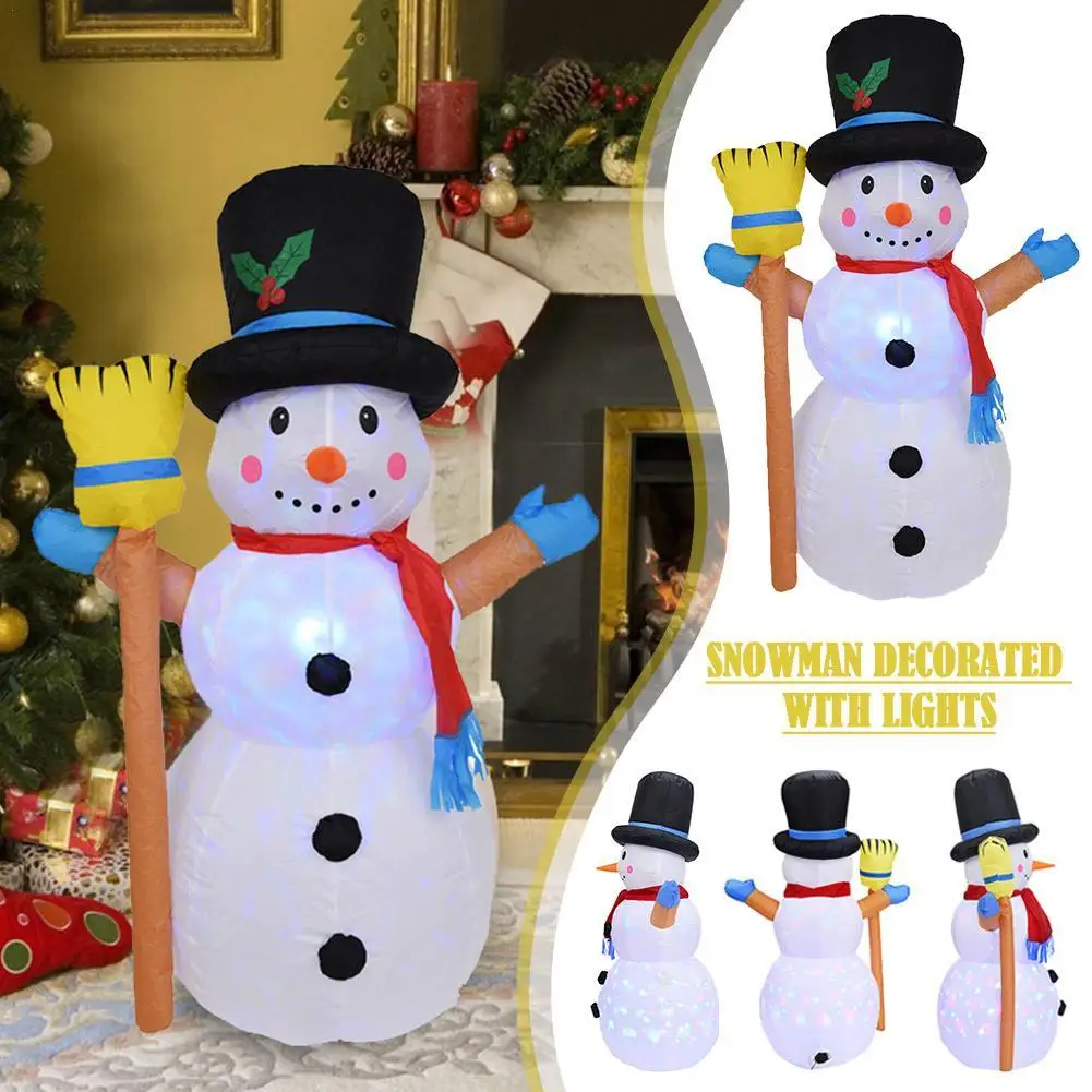 

1.2 meter Christmas decoration, snowman inflatable mold decoration, Christmas decoration, outdoor 2024 New Year party decoration