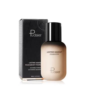 40ml Professional Concealing Makeup Matte Tonal Base Liquid Cosmetics Foundation Cream per il trucco a copertura totale del viso