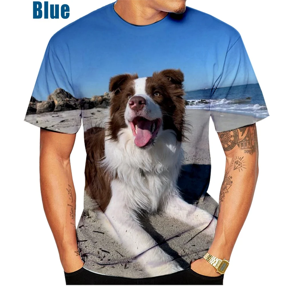 ★COVERNAT★ Border Collie Trio T-Shirt Oatmeal natural_6fec1914-6e52-406f-