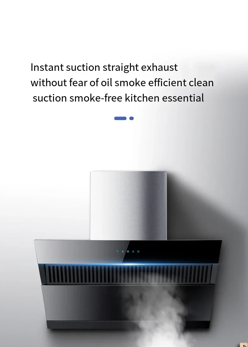 Home Appliances Smart Touch Home Side-suction Kitchen Range Hood Kitchen Chimney 895*385*428(mm) 3