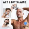 KENSEN S28 Electric Head Shaver for Blad Man Hair Trimmer 5D Floating Head Razor Beard Trimmer 5 in 1 Rechargeable Shave Machine 6