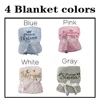 Name Personalised Newborn Baby Blanket Swaddling Baby Bedding Set Swaddle Soft Fleece Toddler Crib Bed Stroller Blanket 3