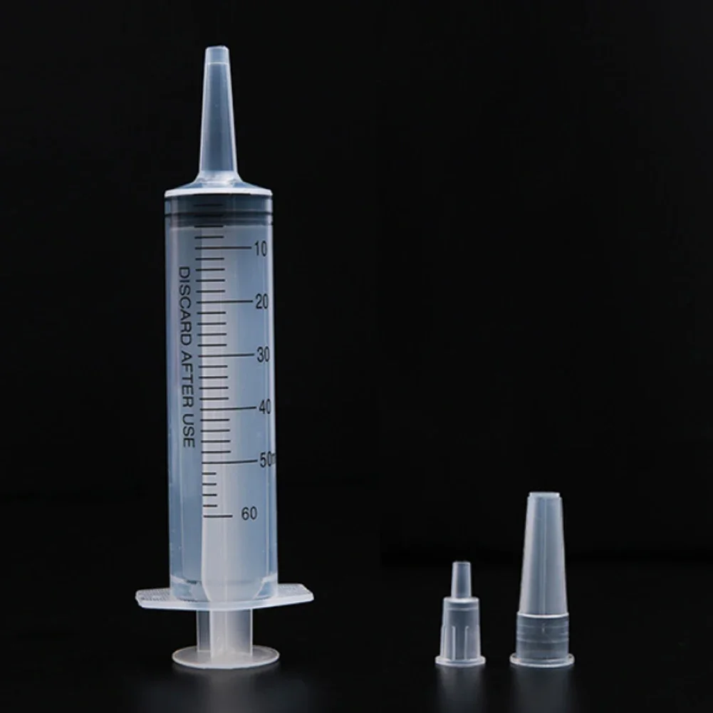 60/100ml Plastic Bulk Needle-Free Disposable Syringes Syringes Without Needle Syringe Glue Pet Feeding Needle Kitchen Tools