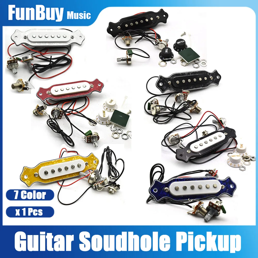 

Магнитный захват звукового отверстия для гитары, захват для Народной акустической электрогитары, аксессуары и аксессуары