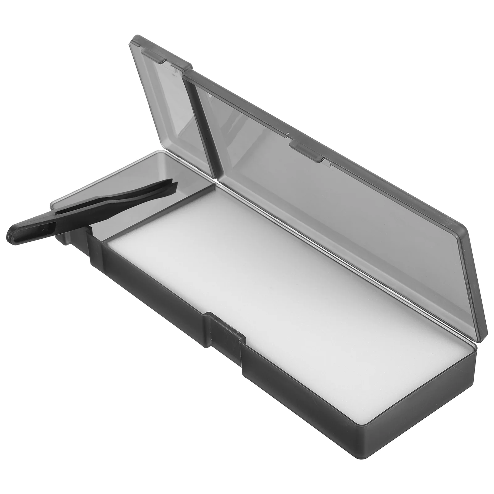 

Humidor Water Sticker Box Hobby Model Craft Tool for Sponge Multi-function Tweezers Case Crafts Tools