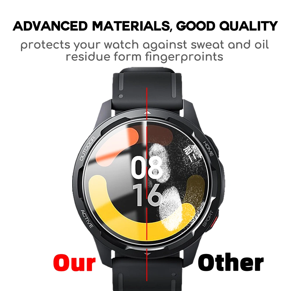 Tempered Glass Screen Protector For Xiaomi Watch S1 Active / Color 2 Smart Watch Anti-scratch Protective film ​for Mi Watch S1