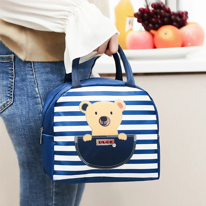 Portable Insulated Thermal Picnic Food Lunch Bag Box Cartoon Tote Food Fresh Cooler Bags Pouch For Women Girl Kids Children Gift