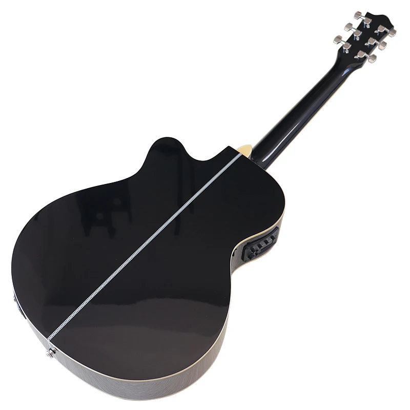Acoustic Electric Guitar 6 Strings 40/41 Inch Folk Guitar With Bag