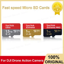 SanDisk Trans Flash Card Micro SD Card microSDXC A2 UHS-I 4K Memory Cards Ultra A1 U1 C10 Full HD TF Card For Camera DJI Gopro