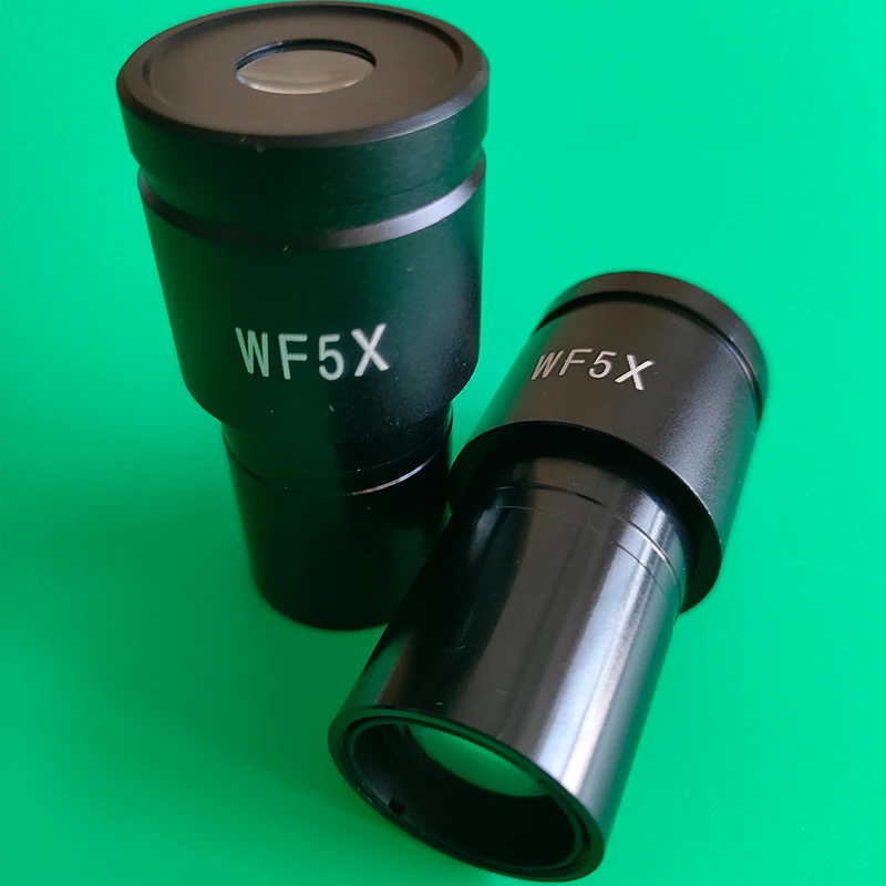 WF5X Wide Angle Microscope Eyepiece Optical Lens Mounting Size 23.2 mm for Biological Microscope 1pcs Or 2pcs