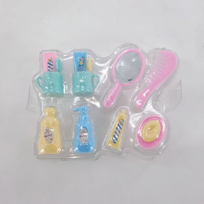 

Набор из 13 предметов зубная паста зубная щетка шампунь гель для душа гребень зеркало мыло Игрушка аксессуары