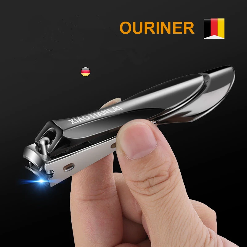 Nail Clippers Stainless Steel Sharpest Nail Cutter Duty Curved Edge for Adult Men Women Swing Out Cleaner/File nail clipper nail clippers