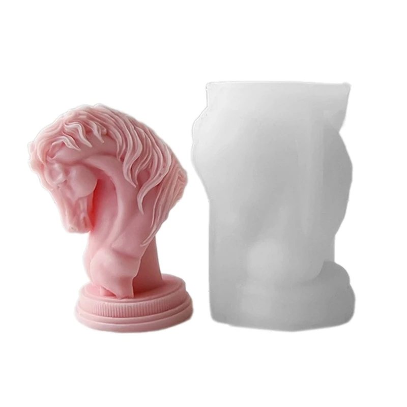 

Handy Horse Head Scented Silicone Mold for Handmade Gifts and Party Decor