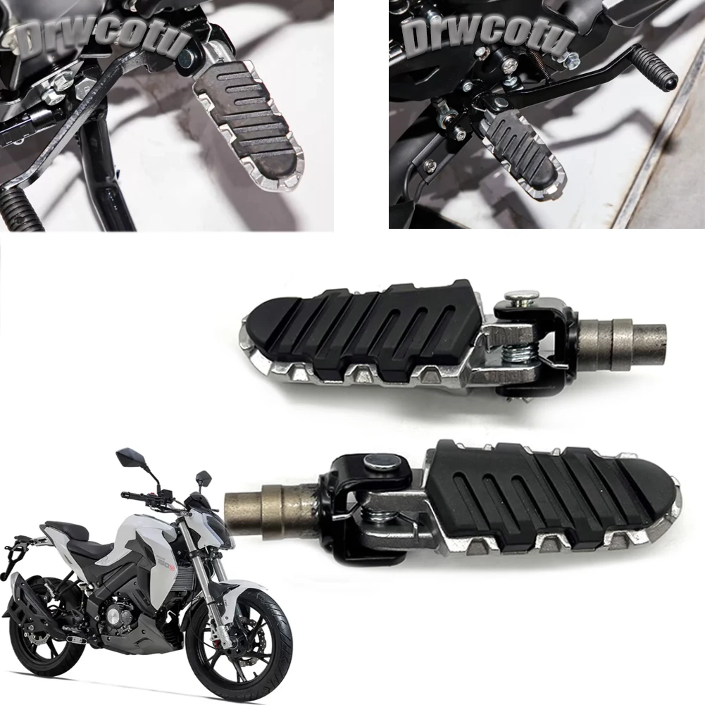 Moto Anteriore Sinistro Destro Poggiapiedi Pedane Pedali Per Benelli Bj150S Bj150-31 Keeway Rkf125 Rkf 125 Qj150-31