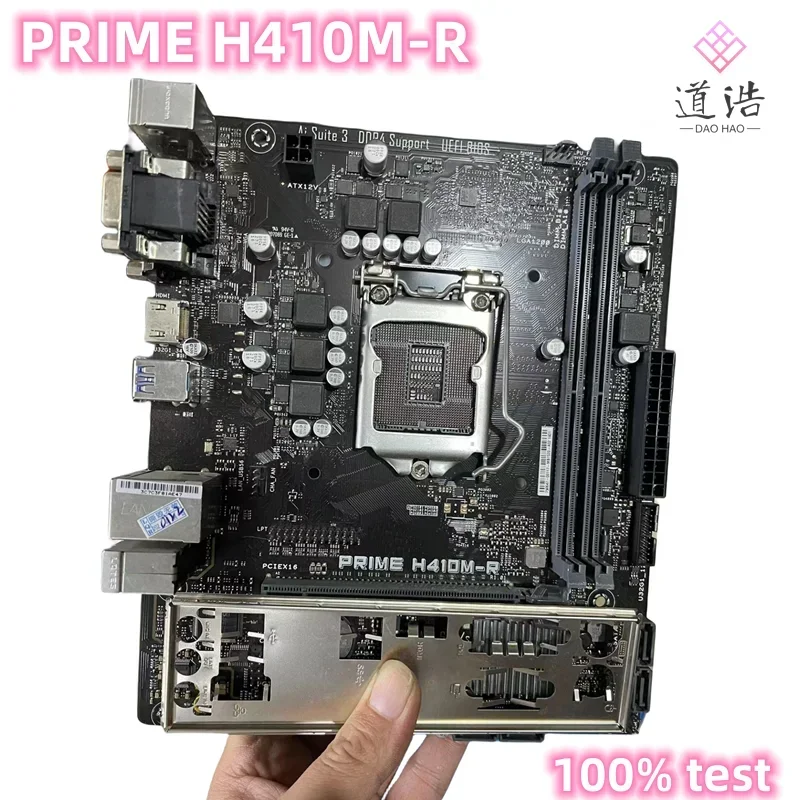 For PRIME H410M-R Motherboard 64GB DVI-D HDMI PCI-E3.0 LGA 1200 DDR4 Micro ATX H410 Mainboard 100% Tested Fully Work 4 For PRIME H410M-R Motherboard 64GB DVI-D HDMI PCI-E3.0 LGA 1200 DDR4 Micro ATX H410 Mainboard 100% Tested Fully Work - Image 2
