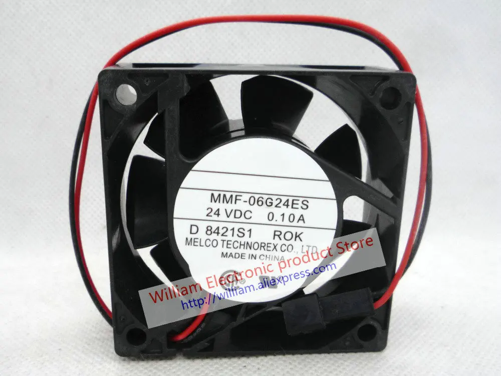 Centímetros Inversor Ventilador de Refrigeração Mmf06g24es Dc24v 0.10a 60*60*25 mm