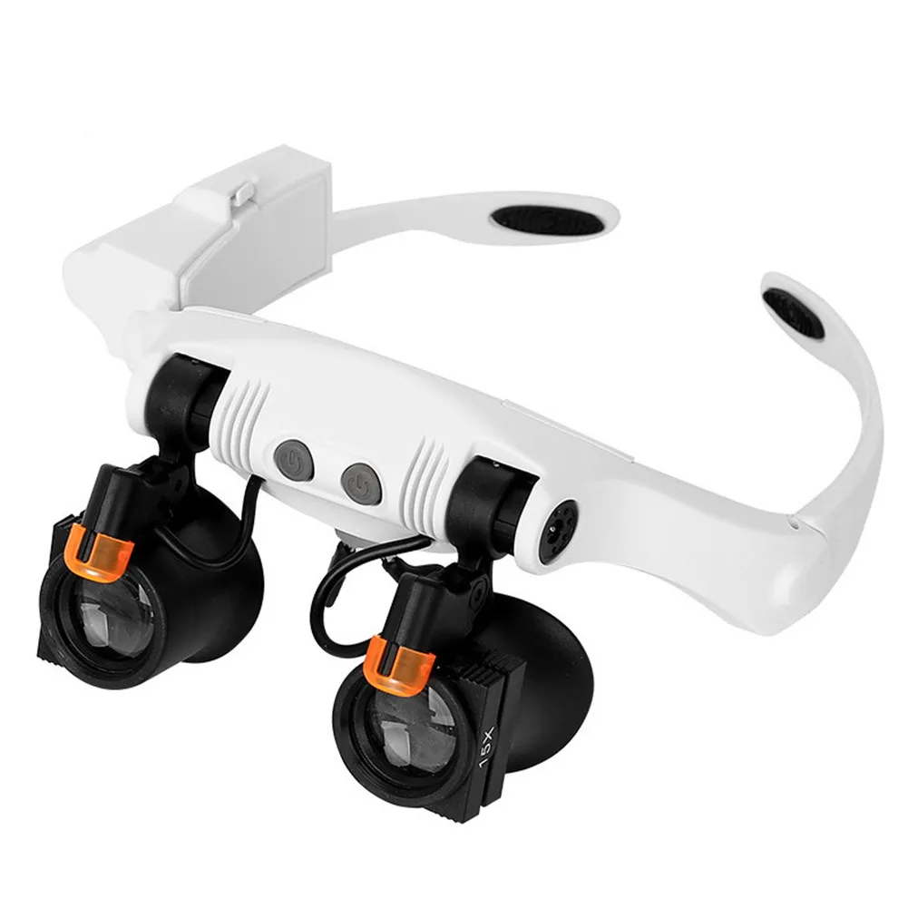 LED Headband Magnifier Professional Magnifying Glasses For Jewelry