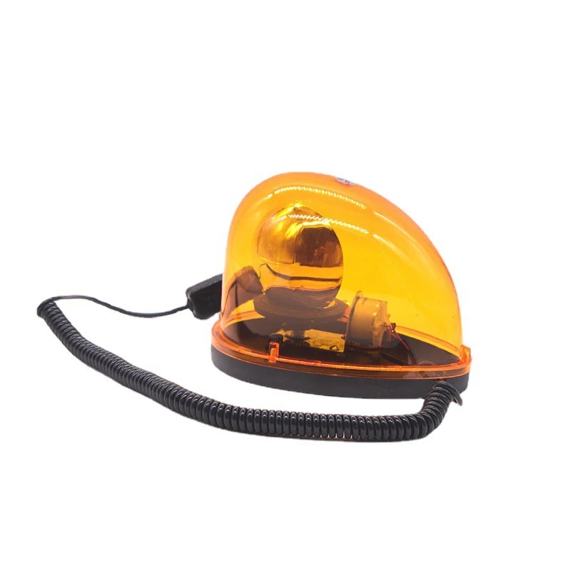 Car LED Warning Light Rotating Ceiling Flashing Beacon Cigarette Lighter Power 12V