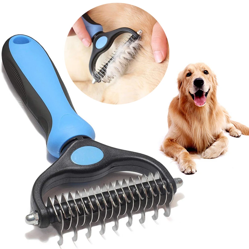 

Boutique Pet Hair Removal Brush Dog Hair Remover, Pet Fur Knot Cutter, Puppy Cat Comb, Brush Dog Grooming Shedding Supplies