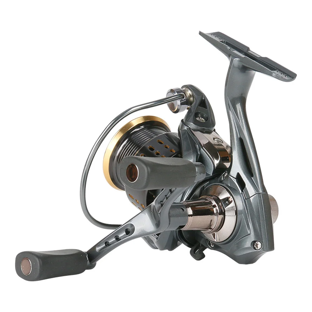 

Power Double Handle Spinning Fishing Reel 2000 3000 5000 Max Drag 6kg 5.2:1 Line Spool Bass Pike Squid Sea Wheel for Saltwater