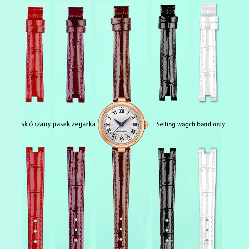 

Ремешок для часов Tissot 1853 Jiali Little Beauty, ремешок для часов T126 с вырезом из натуральной кожи, женский ремешок для часов T126010a, специальный вогнутый интерфейс