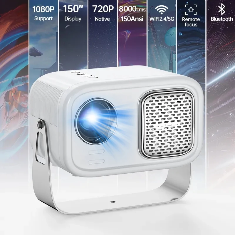 ZDSSY P28S MINI Projector Home Theater Portable 3D Cinema LED Videoprojector WIFI Miracast Android IOS SmartPhone for 1080P 4K