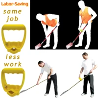 Back-Saving Tool Handle Labor-Saving Ergonomic Shovel Work with Garden Shovels Rakes, D Grip Ergonomic Handle Attachment 1