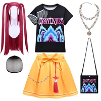 Popular Movies KPop Demon Hunter Halloween Cosplay Children's Clothing Set Carnival Party Masquerade Fantasy Fancy Girls Clothes