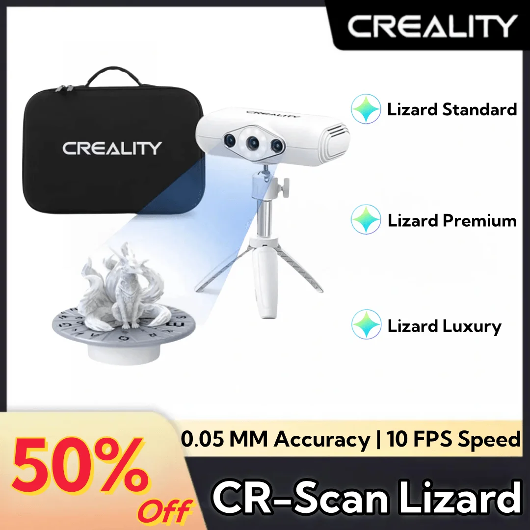 

CREALITY 3D Original CR-Scan Lizard 0.05mm High-precision portable 3D scanner Supports color scanning brand new