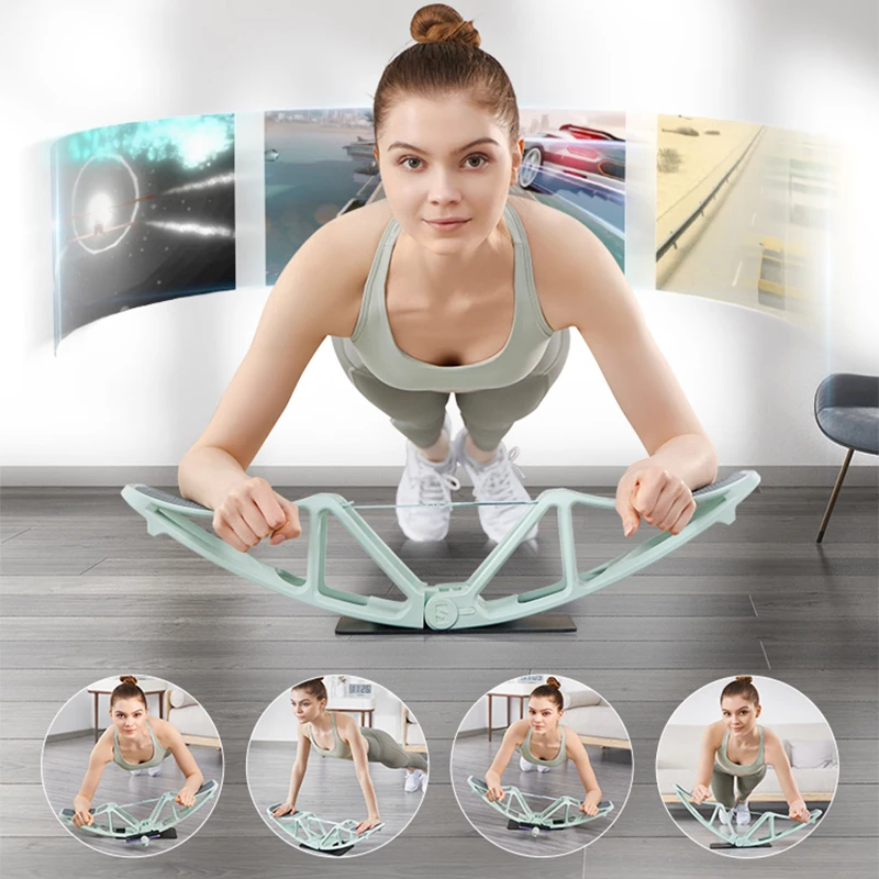 

Тренировочная доска Powerbridge с эффектом пуш-ап, тренажер для дома, тренажерного зала