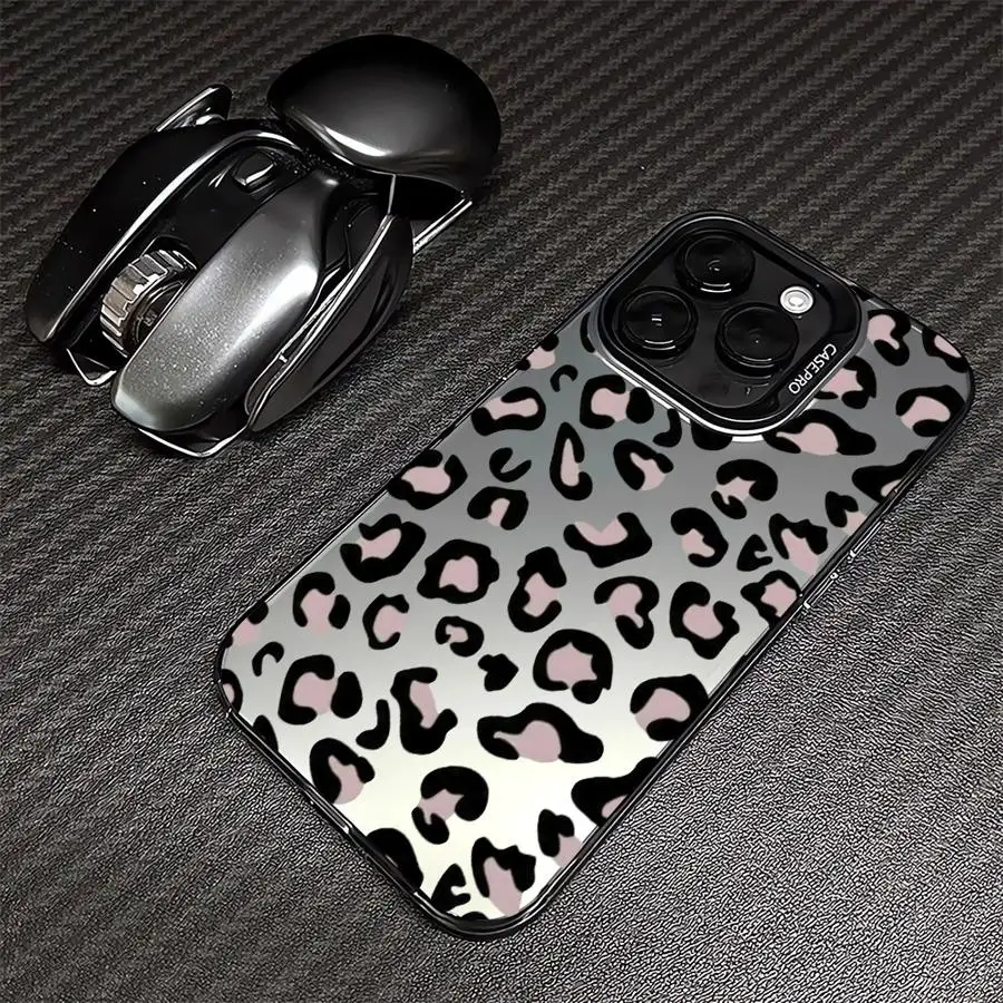 Luxury Soft Clear Leopard Print Phone Case