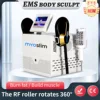 EMS Myoslim 6500W 15T 200HZ Desktop RF Machine Magnetic Roller Body Shaping Fat Reduction Weight Loss Slimming Equipment