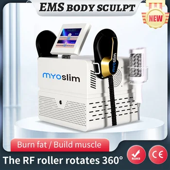 EMS Myoslim 6500W 15T 200HZ Desktop RF Machine Magnetic Roller Body Shaping Fat Reduction Weight Loss Slimming Equipment