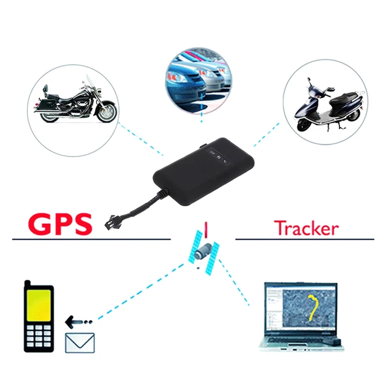Motorcycle GPS Tracker GT02 GF07 Motorcycle Anti-theft System Car GSM GPRS Tracking Mini GPS Tracker Car