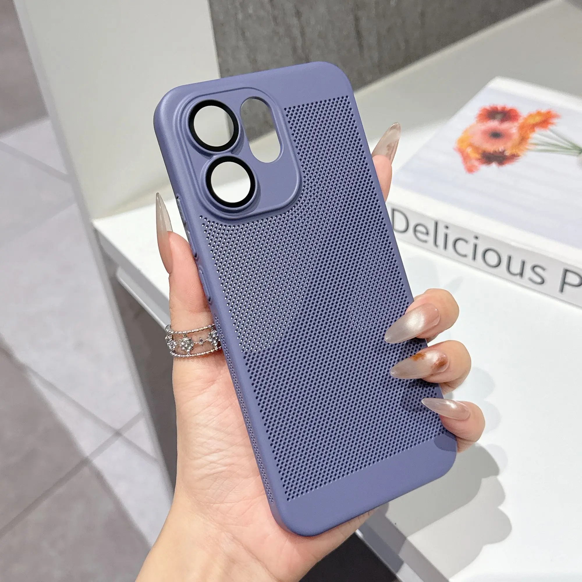 Stylish Colorful Frosted Thermal Shockproof Bumper Case