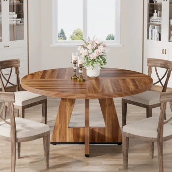 47" Round Farmhouse Table 1