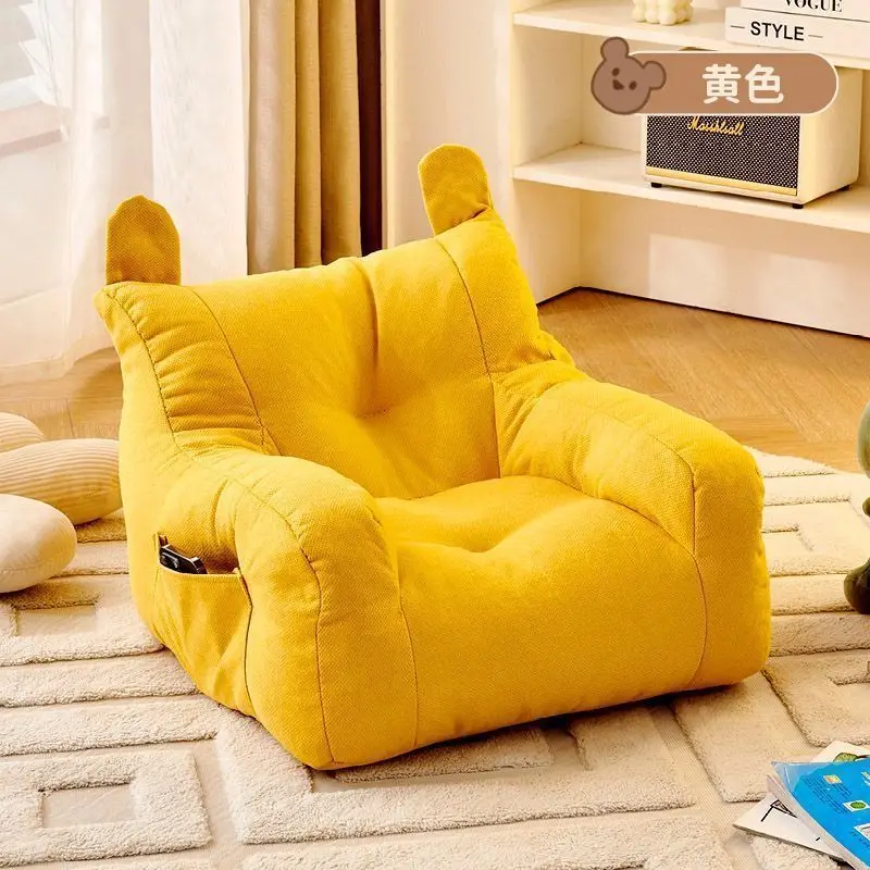 Poltroncina ergonomica morbida per bambini con borsa portaoggetti