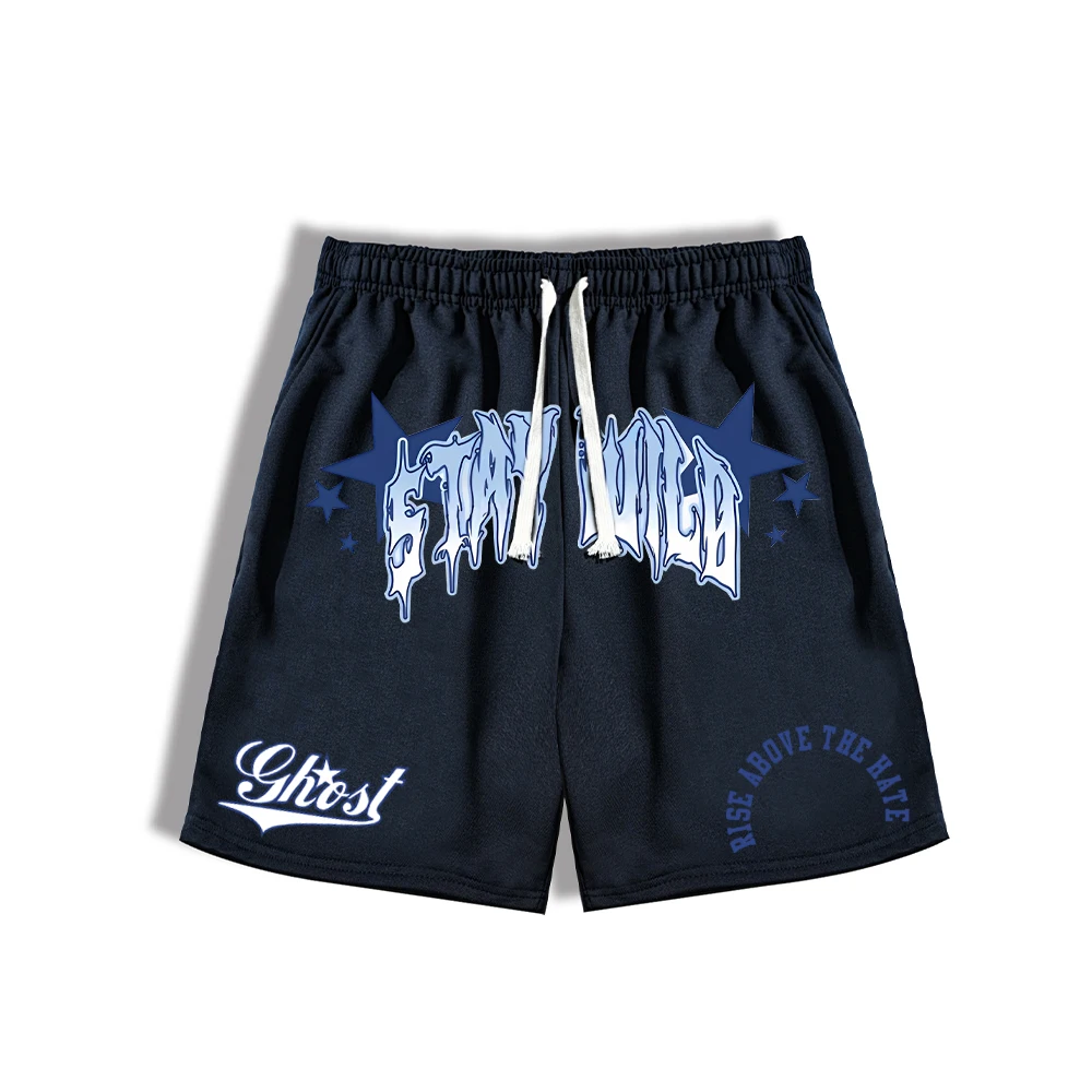 Summer Casual Shorts Drawstring Men Boardshorts Breathable Beach Shorts Comfortable Fitness Basketball Sports Short Pants Male 4