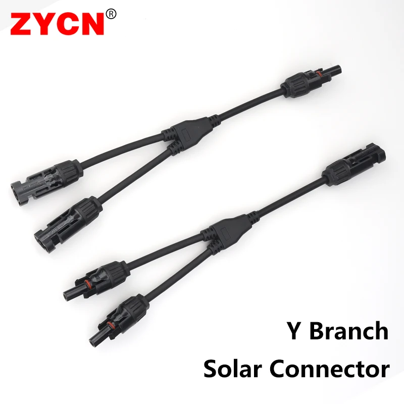 2Y 3Y 4Y IP68 PV Stecker Solar Y Paralle 1000V 30A Männlich Weiblich Montiert APanel Wasserdicht Für Kabel 2,5 ~ 6,0mm Sq Photovoltaik