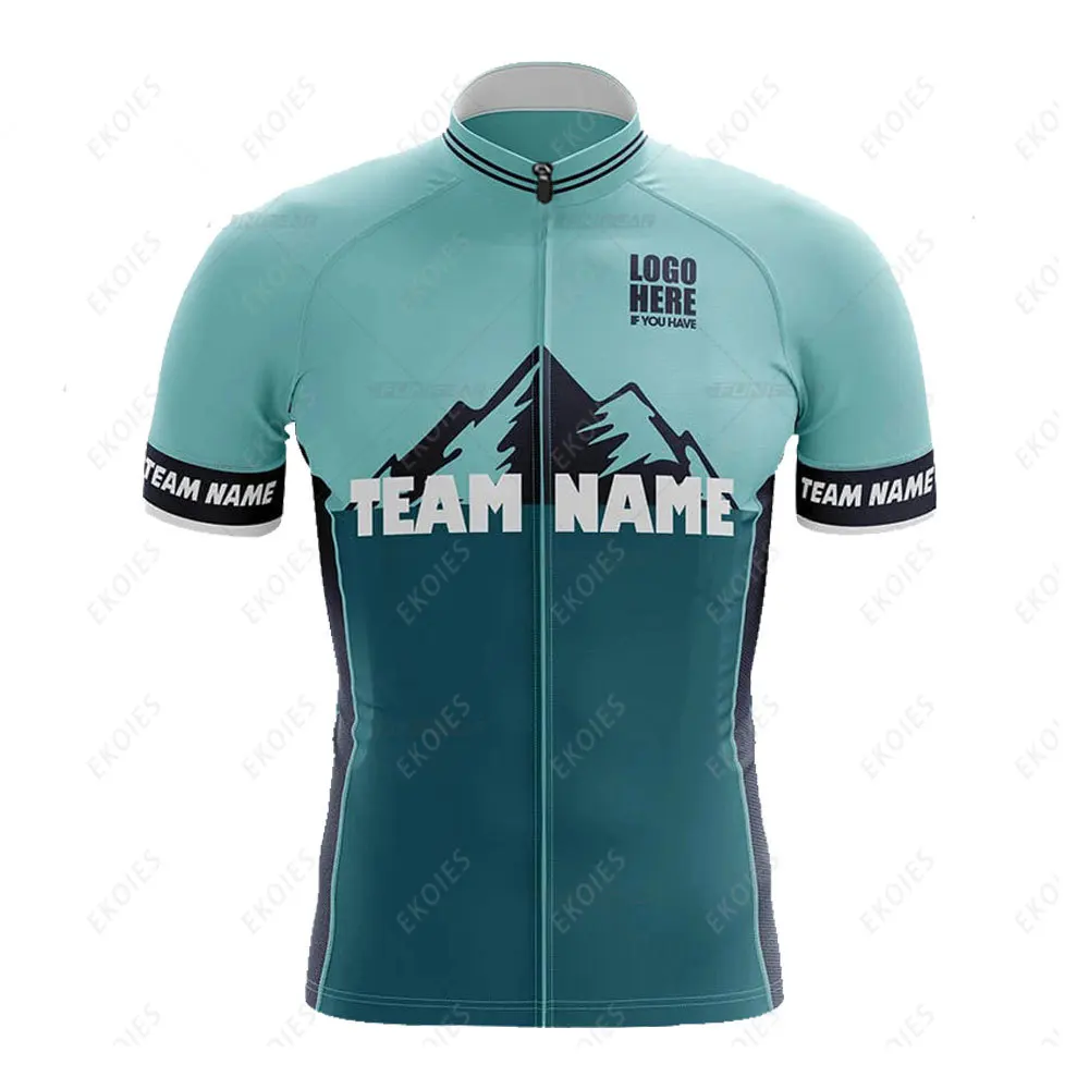 Description Picture 6 of itemNew Personalized Customized Team Bike Uniform Free Design Custom Team Name Cycling Clothing Summer Short Sleeves Cycling Jerseys