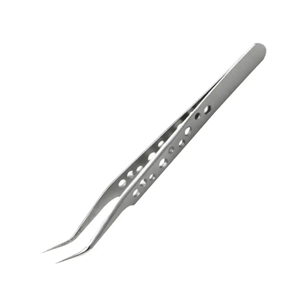 Precision Industrial Tweezers Anti-static Magnetic Stainless Steel Tweezers Set For Electronics Soldering Maintenance Hand Tools